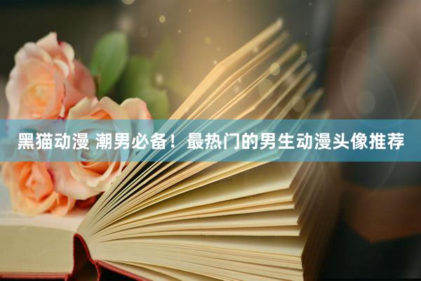 黑猫动漫 潮男必备！最热门的男生动漫头像推荐